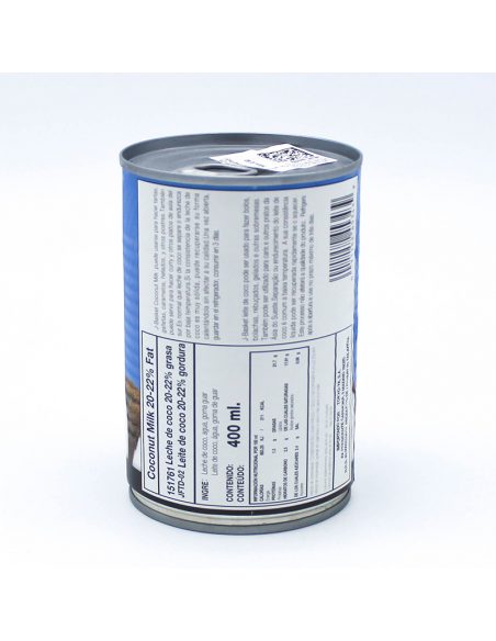 Leche de coco 20-22 %. 400 ml