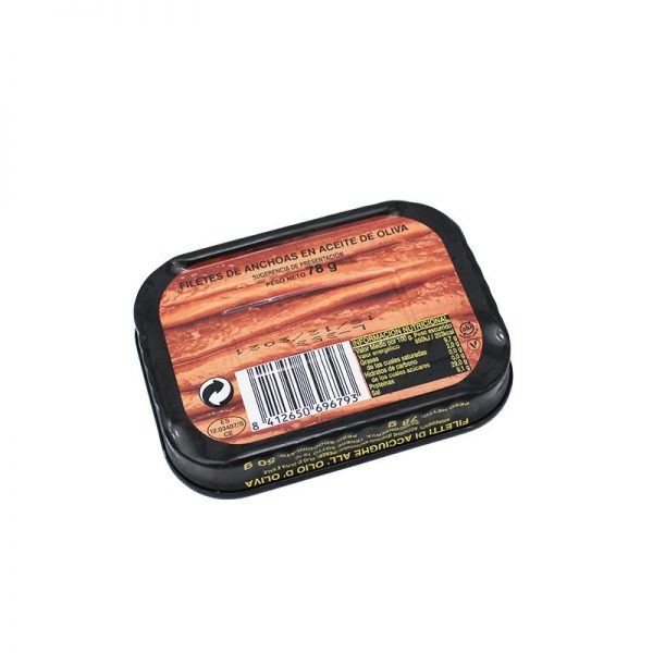 Anchoas del Cantábrico en A/O. 80 gr 2