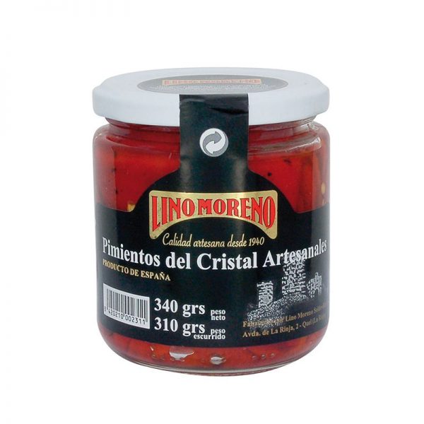 Pimientos del Cristal Artesanales. 250 gr