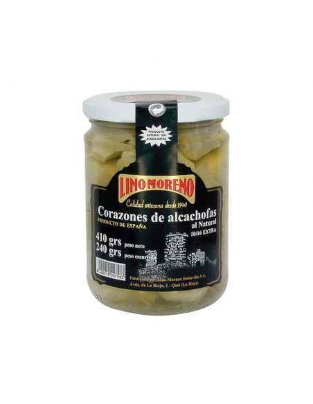 Corazones de Alcachofa al Natural. 240 gr