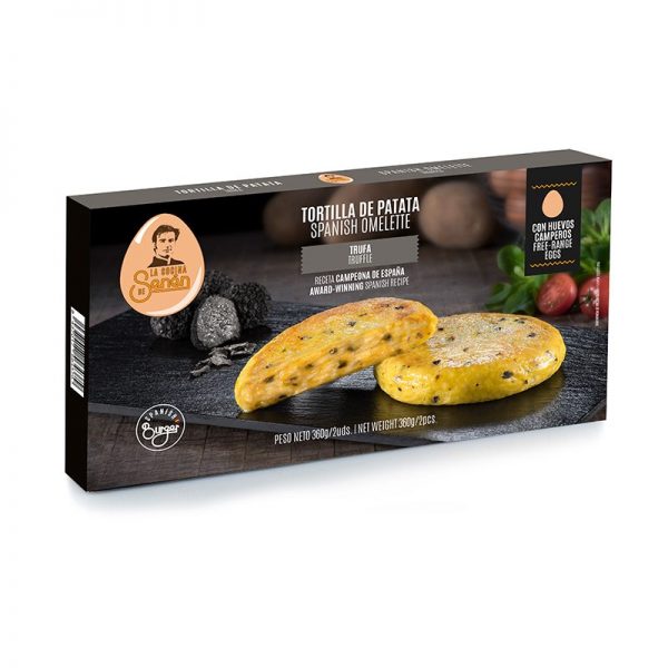 Tortilla Baby rellena de Trufa. 180 gr x 2