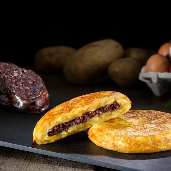 Tortilla Baby rellena de Morcilla. 180 gr x 2 2