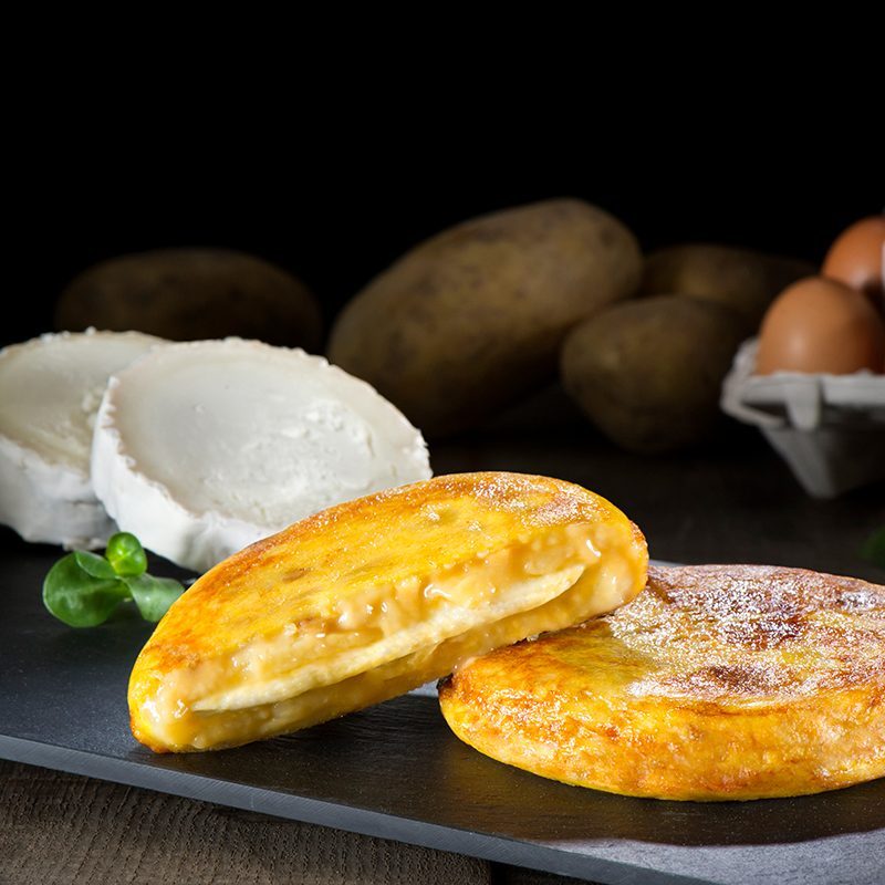 Tortilla Baby rellena de Queso de Cabra. 180 gr x 2