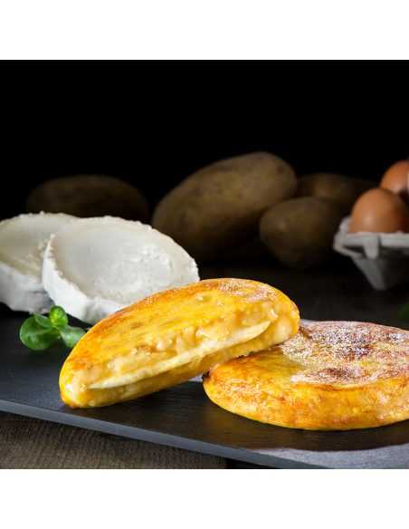 Tortilla Baby rellena de Queso de Cabra. 180 gr x 2