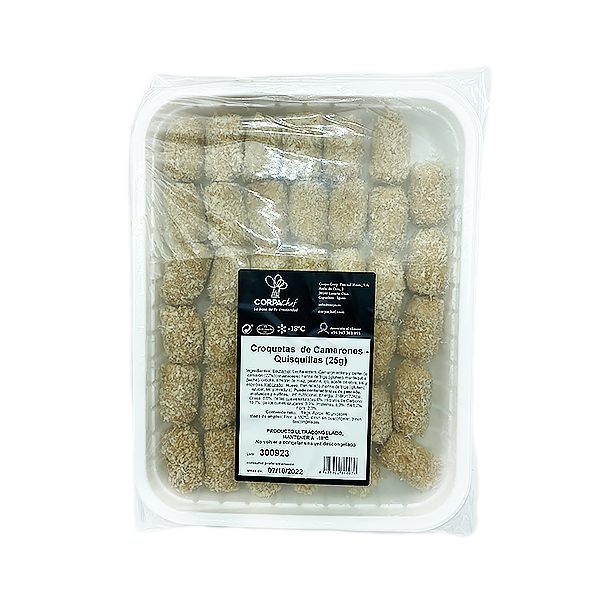Croqueta de Camarón. 40 unidades