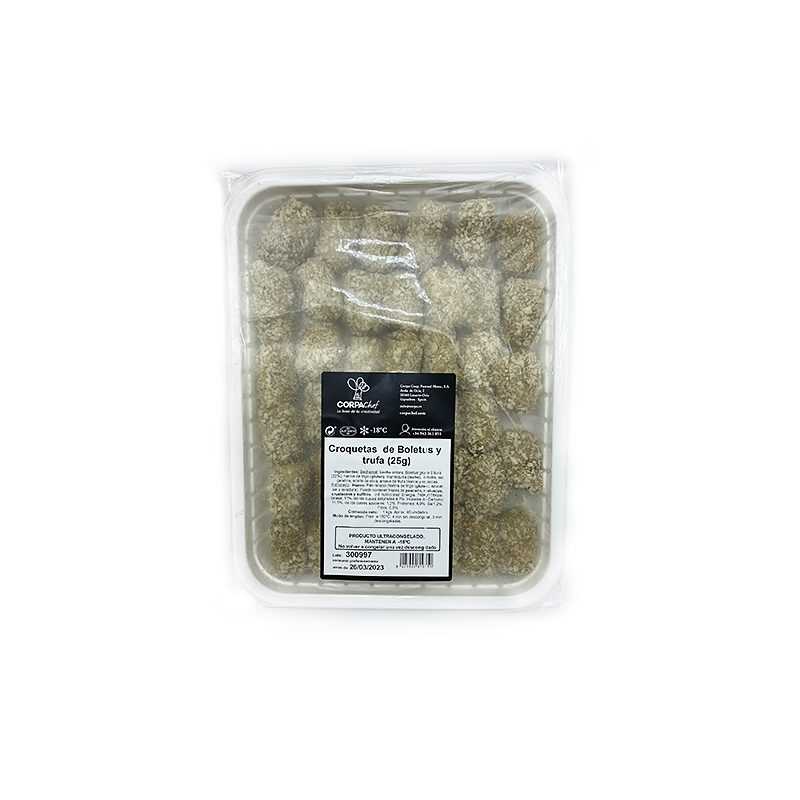 Croquetas de Boletus y Trufa. 40 unidades