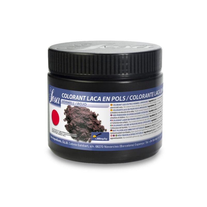 Colorante Rojo Laca Polvo 120 Gr