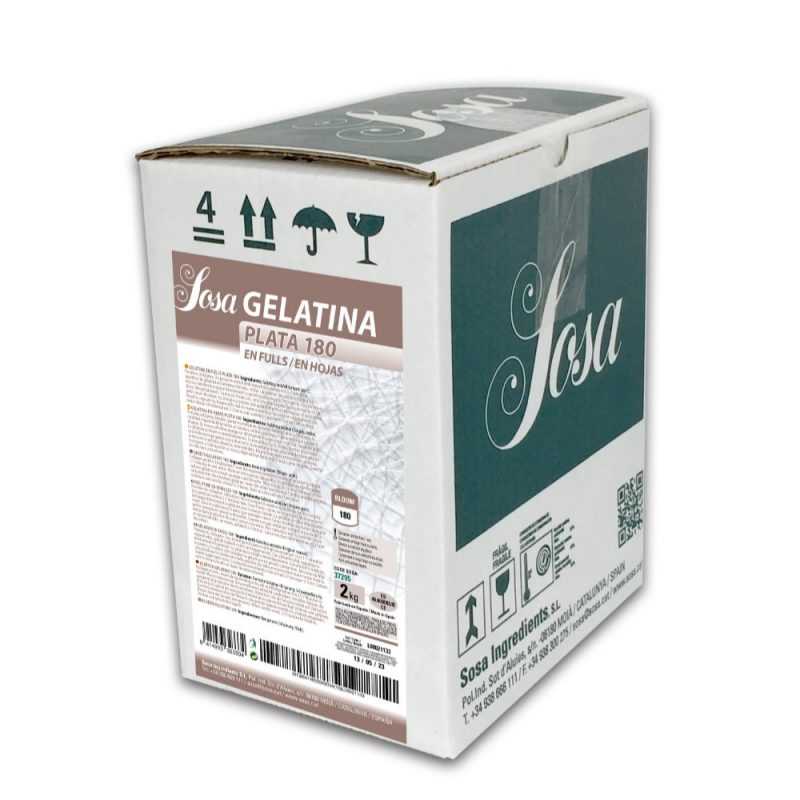 Gelatina En Láminas De Plata 180. 2 Kg