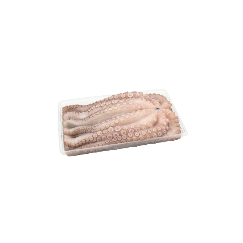 Pulpo Crudo en bandeja